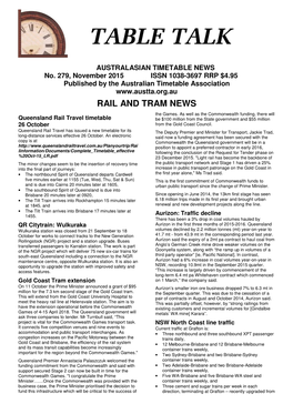 RAIL and TRAM NEWS the Games