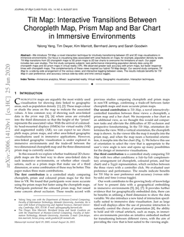Interactive Transitions Between Choropleth Map, Prism Map and Bar Chart in Immersive Environments