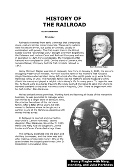 HISTORY of the RAILROAD by Jerry Wilkinson