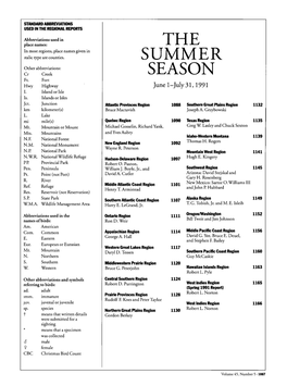 The Summer Season June 1-July 31, 1991