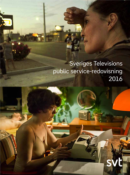 Sveriges Televisions Public Service-Redovisning 2016