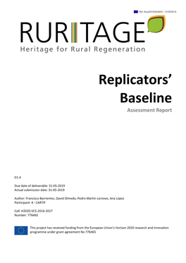 Replicators' Baseline Assessment Report