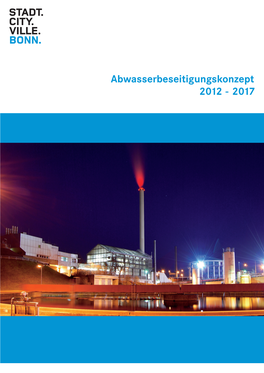 Abwasserbeseitigungskonzept 2012