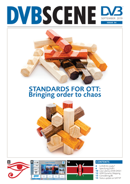 STANDARDS for OTT: Bringing Order to Chaos