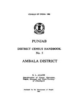 Ambala District, No-5, Punjab