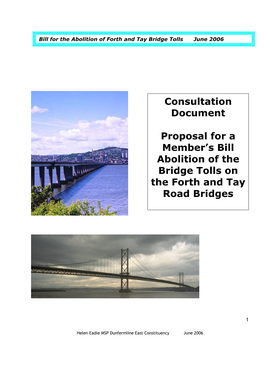 Consultation Document Proposal for a Member's Bill Abolition of The