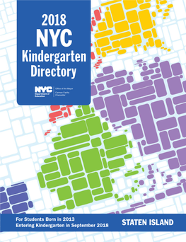 2018 NYC Kindergarten Directory