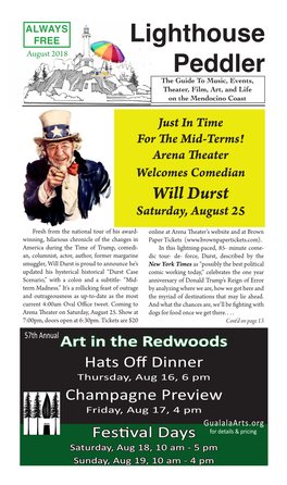 Arena Theater Welcomes Comedian Will Durst