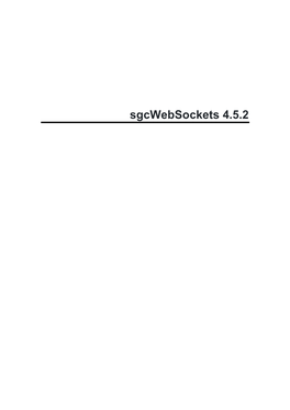 Sgcwebsockets 4.5.1