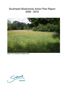 Southwark Biodiversity Action Plan Report 2006 - 2010