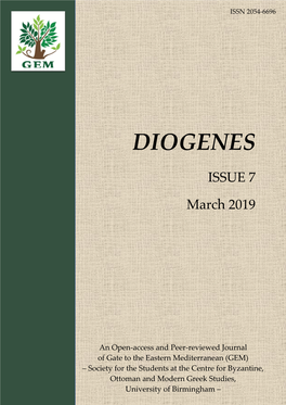 Diogenes 7 (2019) ISSN 2054-6696