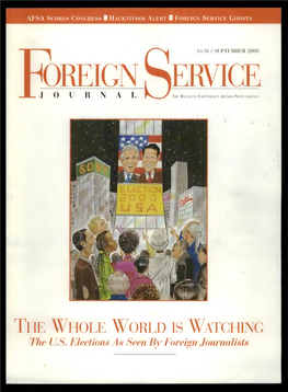 The Foreign Service Journal, September 2000