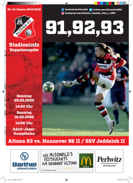 Stadioninfo Doppelausgabe