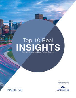 Top 10 Real INSIGHTS 2019 Edmonton Real Estate Forum