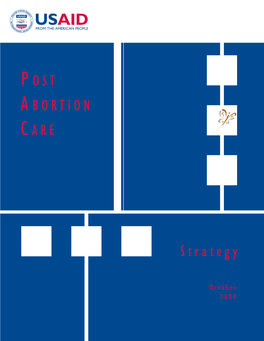 2004 USAID Post-Abortion Care Strategy