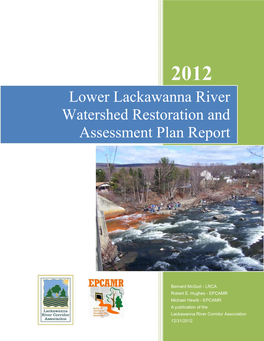 Lower Lackawanna River Watershed Restoration and Assessment Plan