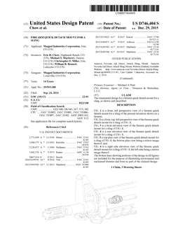 (12) United States Design Patent (10) Patent No.: US D746.404 S Chow Et Al