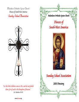 SW Diocese Sunday School Directory 2010 PDF Version.Pub