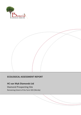 Ecological Assessment Report