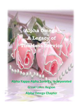 Alpha Omega Chapter, Alpha Kappa Alpha Sorority, Inc