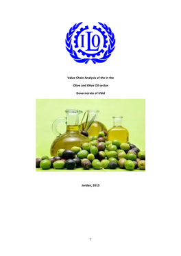 Value Chain Analysis of the in the Olive and Olive Oil Sector