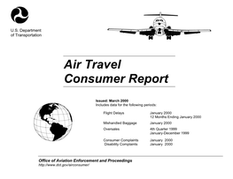 Air Travel Consumer Report