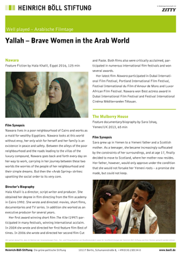 Brave Women in the Arab World