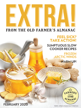 From the Old Farmer's Almanac Feel Sick? Take