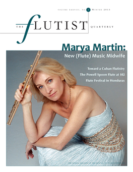 Marya Martin: New (Flute) Music Midwife