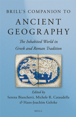 Of Geography: Eratosthenes of Cyrene 132 Serena Bianchetti