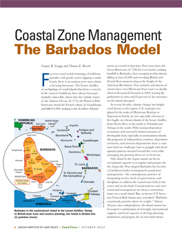 Coastal Zone Management: the Barbados Model