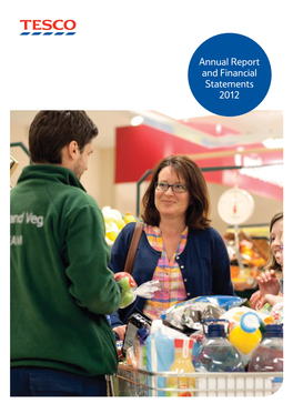 Tesco PLC Annual Report and Financial Statements 2012 1 Chairman’S Statement
