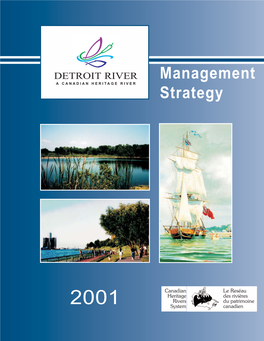 Detroit Heritage River Management Strategy
