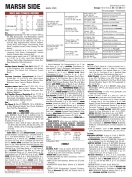 Race and (Stakes) Record Sire Line Family Stud Analysis