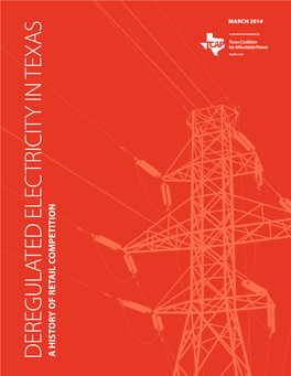 Deregulated Elec Tricity in Texas