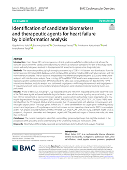 Downloaded from the Gene Expression Omnibus (GEO) Database, Which Contained 366 Samples, Including 200 Heart Failure Samples and 166 Non Heart Failure Samples