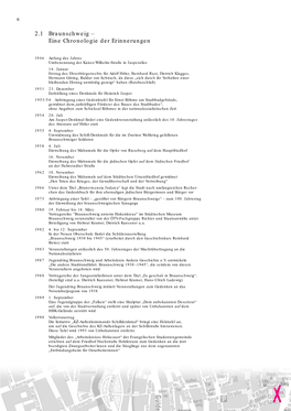 2.1 Braunschweig – Eine Chronologie Der Erinnerungen
