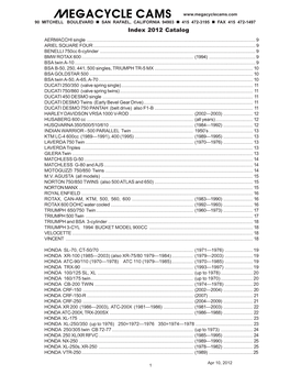 Megacycle 2012 Catalog WO Prices.Pmd