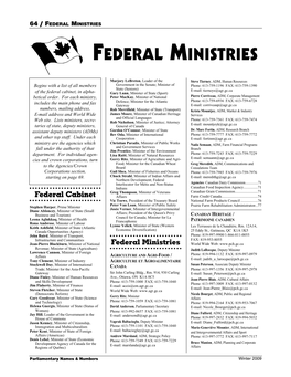 Federal Ministries