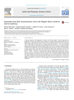 Systematic Heat Flow Measurements Across the Wagner Basin, Northern