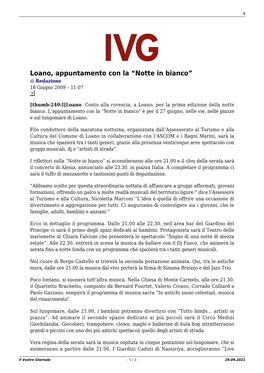 Il Vostro Giornale - 1 / 3 - 29.09.2021 2