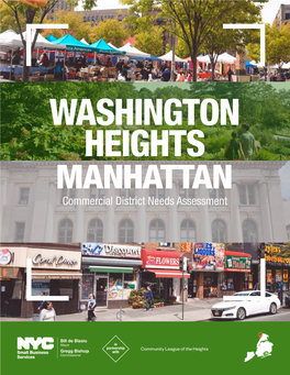 Washington Heights Commercial District Needs Assessment