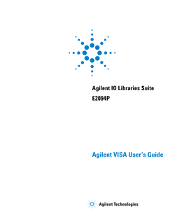 Agilent VISA User's Guide