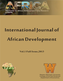 International Journal of African Development, Vol. 1, Issue 1
