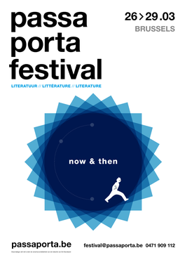 Passa Porta Festival 2015