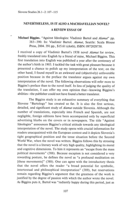 Vladimir Bartol. Alamut, Seattle: Scala House Press, 2004.391 Pp., $15.61 (Cloth), ISBN: 0972028730