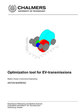 Optimization Tool for EV-Transmissions