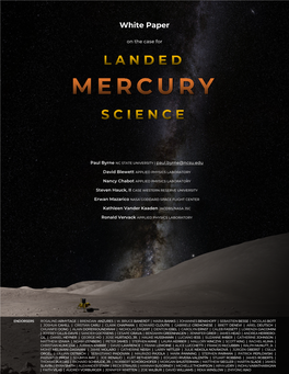 One the Case for Landed Mercury Science