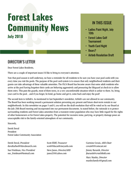 July 2018 Newsletter.Pdf