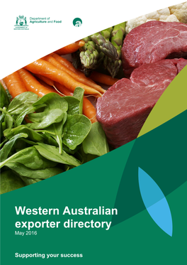 Western Australian Exporter Directory May 2016